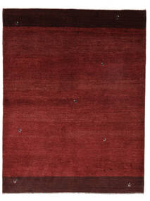 絨毯 ギャッベ ペルシャ 150X194 ダークレッド/ブラック (ウール, ペルシャ/イラン)