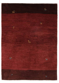 147X200 Gabbeh Persia Rug Modern Black/Dark Red (Wool, Persia/Iran) Carpetvista