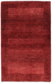 Loribaft Fine Persisch Teppich 78X125 Dunkelrot/Schwarz Wolle, Persien/Iran Carpetvista