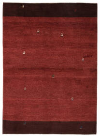 絨毯 ペルシャ ギャッベ ペルシャ 166X231 ダークレッド/ブラック (ウール, ペルシャ/イラン)