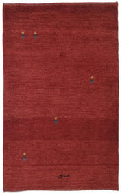  Persischer Gabbeh Persisch Teppich 103X166 Dunkelrot (Wolle, Persien/Iran)