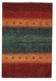  Loribaft Fine Persia Rug 78X115 Persian Wool Black/Dark Red Small Carpetvista
