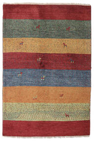 Gabbeh Persia Rug 102X151 Dark Red/Brown Wool, Persia/Iran Carpetvista