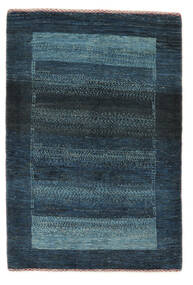  84X123 Loribaft Fine Perzisch Vloerkleed Zwart/Donkerblauw Perzië/Iran Carpetvista