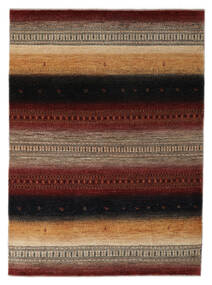  143X194 Loribaft Fine Persisch Teppich Schwarz/Braun Persien/Iran Carpetvista