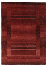 207X284 Tapis Loribaft Fine Persan Moderne Noir/Rouge Foncé (Laine, Perse/Iran) Carpetvista