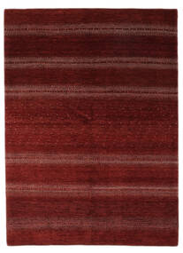 208X283 Koberec Loribaft Fine Perské Moderní Černá/Tmavě Červená (Vlna, Persie/Írán) Carpetvista