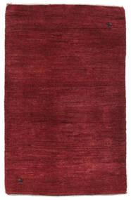 Gabbeh Persisch Teppich 60X90 Dunkelrot/Schwarz Wolle, Persien/Iran Carpetvista