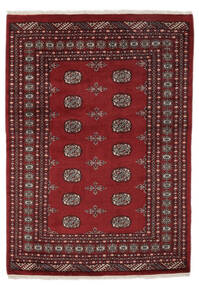 139X193 Pakistan Buchara 3Ply Teppich Orientalischer Dunkelrot/Schwarz (Wolle, Pakistan) Carpetvista