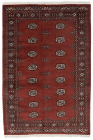 139X204 Pakistan Bokhara 3Ply Rug Oriental Dark Red/Black (Wool, Pakistan) Carpetvista