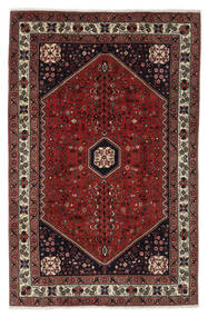177X272 Tapete Abadeh Oriental Preto/Vermelho Escuro (Lã, Pérsia/Irão) Carpetvista