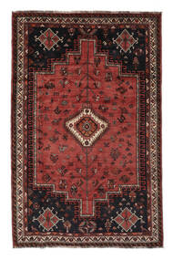 Shiraz Matot Matto 174X270 Musta/Tummanpunainen Villa, Persia/Iran Carpetvista