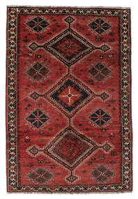 Shiraz Rug Rug 170X246 Dark Red/Black Wool, Persia/Iran Carpetvista