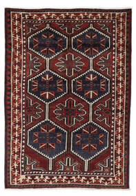 絨毯 オリエンタル ロリ 164X236 ブラック/ダークレッド (ウール, ペルシャ/イラン)