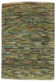Gabbeh Persisch Teppich 60X86 Schwarz/Dunkelgrün Wolle, Persien/Iran Carpetvista