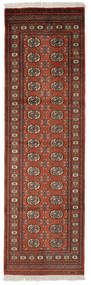 78X263 絨毯 オリエンタル パキスタン ブハラ 2Ply 廊下 カーペット ダークレッド/ブラック (ウール, パキスタン) Carpetvista
