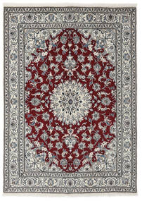 164X230 Alfombra Nain Oriental Gris Oscuro/Negro (Lana, Persia/Irán) Carpetvista