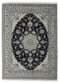 170X231 Alfombra Nain Oriental Gris Oscuro/Negro (Lana, Persia/Irán) Carpetvista