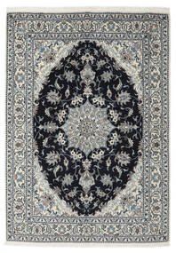 168X236 Alfombra Nain Oriental Gris Oscuro/Negro (Lana, Persia/Irán) Carpetvista