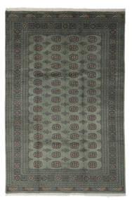 絨毯 オリエンタル パキスタン ブハラ 3Ply 201X307 ブラック/ダークグリーン (ウール, パキスタン)