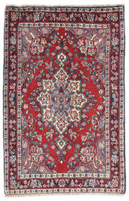  Hamadan Shahrbaf Rug 62X95 Persian Wool Dark Red/Dark Grey Small Carpetvista