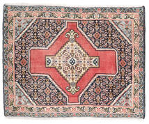  Orientalischer Senneh Teppich 79X90 Braun/Schwarz Wolle, Persien/Iran Carpetvista