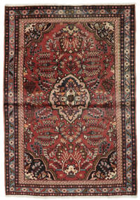 106X156 Lillian Teppich Orientalischer Schwarz/Dunkelrot (Wolle, Persien/Iran) Carpetvista