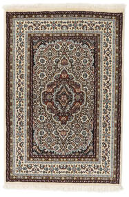 60X89 Moud Rug Oriental Black/Brown (Wool, Persia/Iran) Carpetvista
