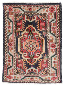 63X82 絨毯 ハマダン オリエンタル 茶色/ブラック (ウール, ペルシャ/イラン) Carpetvista