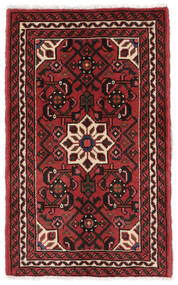  Persian Hosseinabad Rug 61X98 Black/Dark Red (Wool, Persia/Iran)