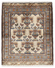  Orientalischer Turkaman Teppich 73X88 Braun/Beige Wolle, Persien/Iran Carpetvista