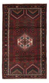  Persian Hamadan Rug 112X188 Black/Dark Red Carpetvista