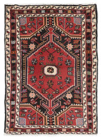 63X87 Toiserkan Teppich Orientalischer Schwarz/Dunkelrot (Wolle, Persien/Iran) Carpetvista