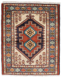 66X80 絨毯 オリエンタル トルクメン ダークレッド/ブラック (ウール, ペルシャ/イラン) Carpetvista
