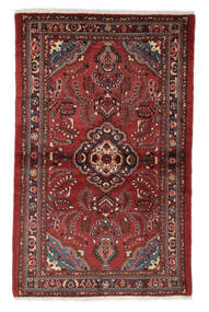 108X170 Lillian Teppe Orientalsk Mørk Rød/Svart (Ull, Persia/Iran) Carpetvista