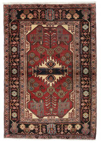  Persian Nahavand Rug 105X154 Black/Brown (Wool, Persia/Iran)