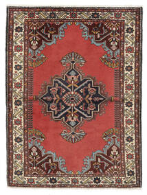  Hamadan Rug 107X146 Persian Wool Dark Red/Black Small Carpetvista