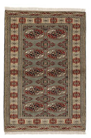  Orientalsk Turkaman Teppe 102X148 Brun/Svart Ull, Persia/Iran Carpetvista