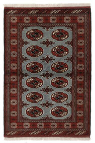 絨毯 ペルシャ トルクメン 102X150 ブラック/茶色 (ウール, ペルシャ/イラン)