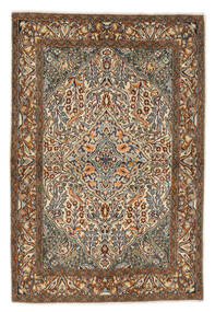 105X155 Sarough Teppich Orientalischer Braun/Schwarz (Wolle, Persien/Iran) Carpetvista
