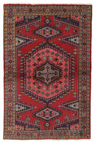  Wiss Rug 108X164 Persian Wool Black/Dark Red Small Carpetvista