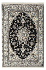  Persischer Nain Teppich 167X244 Schwarz/Braun (Wolle, Persien/Iran)