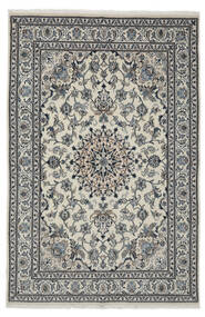絨毯 ペルシャ ナイン 164X246 ダークグレー/グレー (ウール, ペルシャ/イラン)