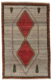  Ghashghai Fine 104X163 Persischer Wollteppich Braun/Dunkelrot Klein Carpetvista