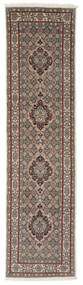 72X292 Moud Orientalisk Hallmatta Brun/Svart ( Persien/Iran) Carpetvista