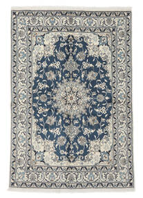  Oriental Nain Rug 150X215 Grey/Dark Grey Wool, Persia/Iran Carpetvista