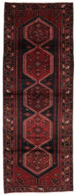  Itämainen Hamadan Matot Matto 103X282 Käytävämatto Musta/Tummanpunainen Villa, Persia/Iran Carpetvista