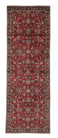 絨毯 カシャン 96X280 廊下 カーペット ダークレッド/茶色 (ウール, ペルシャ/イラン)