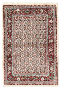 103X148 Moud Teppich Orientalischer Braun/Dunkelrot ( Persien/Iran) Carpetvista