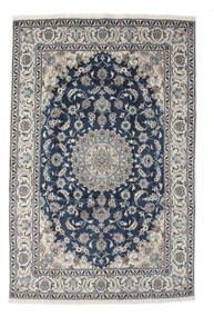  Nain Rug 197X298 Persian Wool Black/Dark Grey Carpetvista